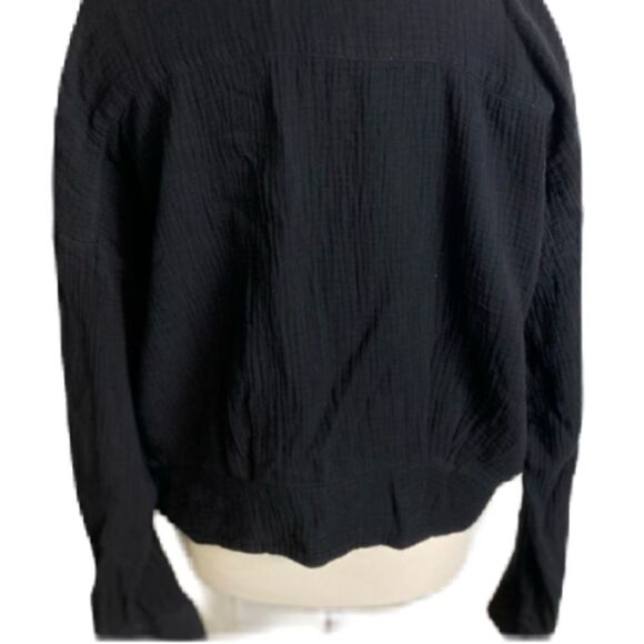 #142 FREE PEOPLE Oversized Sun Streaks Shirt Jacket - Picture 3 of 11